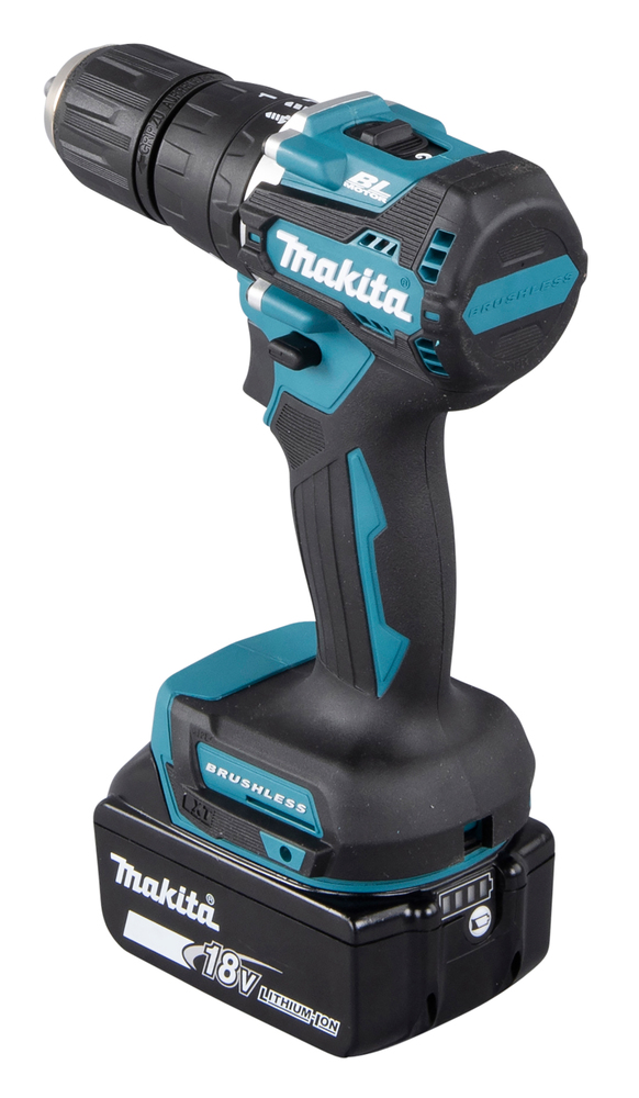 COMBO TALADRO PERCUTOR 1/2" DHP487Z + ATORN IMP DTD152 + 2 BAT 18V 1.5AH + CARG CO MAKITA