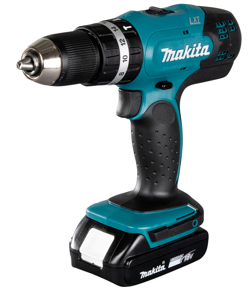 Combo inalámbrico 18V LXT DLX2336SY: taladro percutor DHP453 + atornillador de impacto DTD156 con batería, cargador y bolsa MAKITA