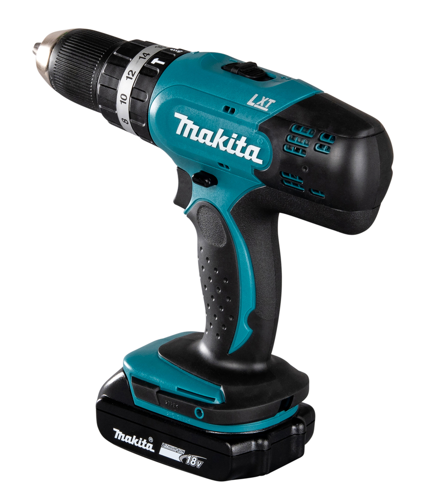 Combo inalámbrico 18V LXT DLX2336SY: taladro percutor DHP453 + atornillador de impacto DTD156 con batería, cargador y bolsa MAKITA