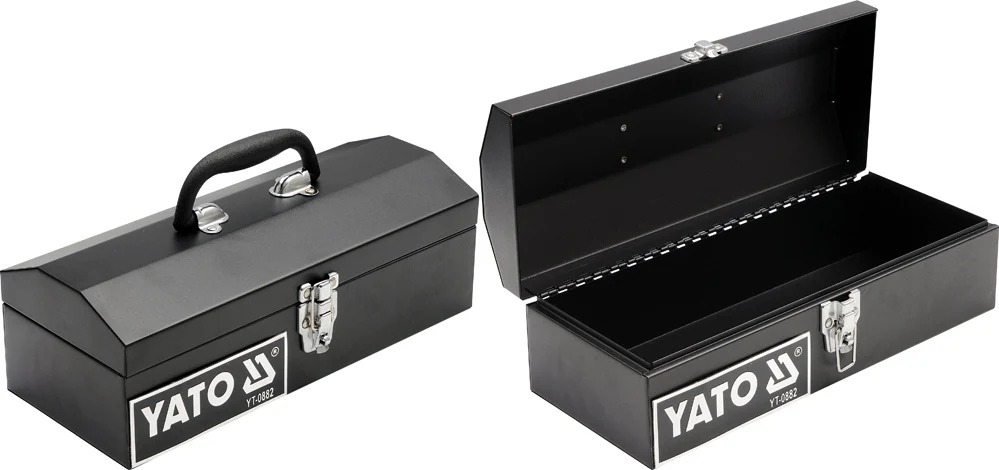 CAJA METÁLICA PARA HERRAMIENTAS NEGRA 360 X 150 X 115 MM YATO