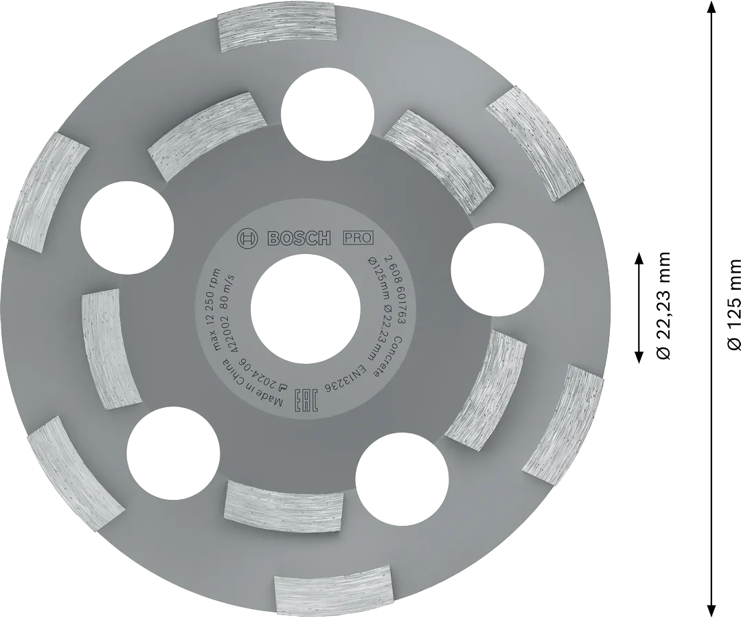 Muela 2608602553 Bosch Professional vista 3