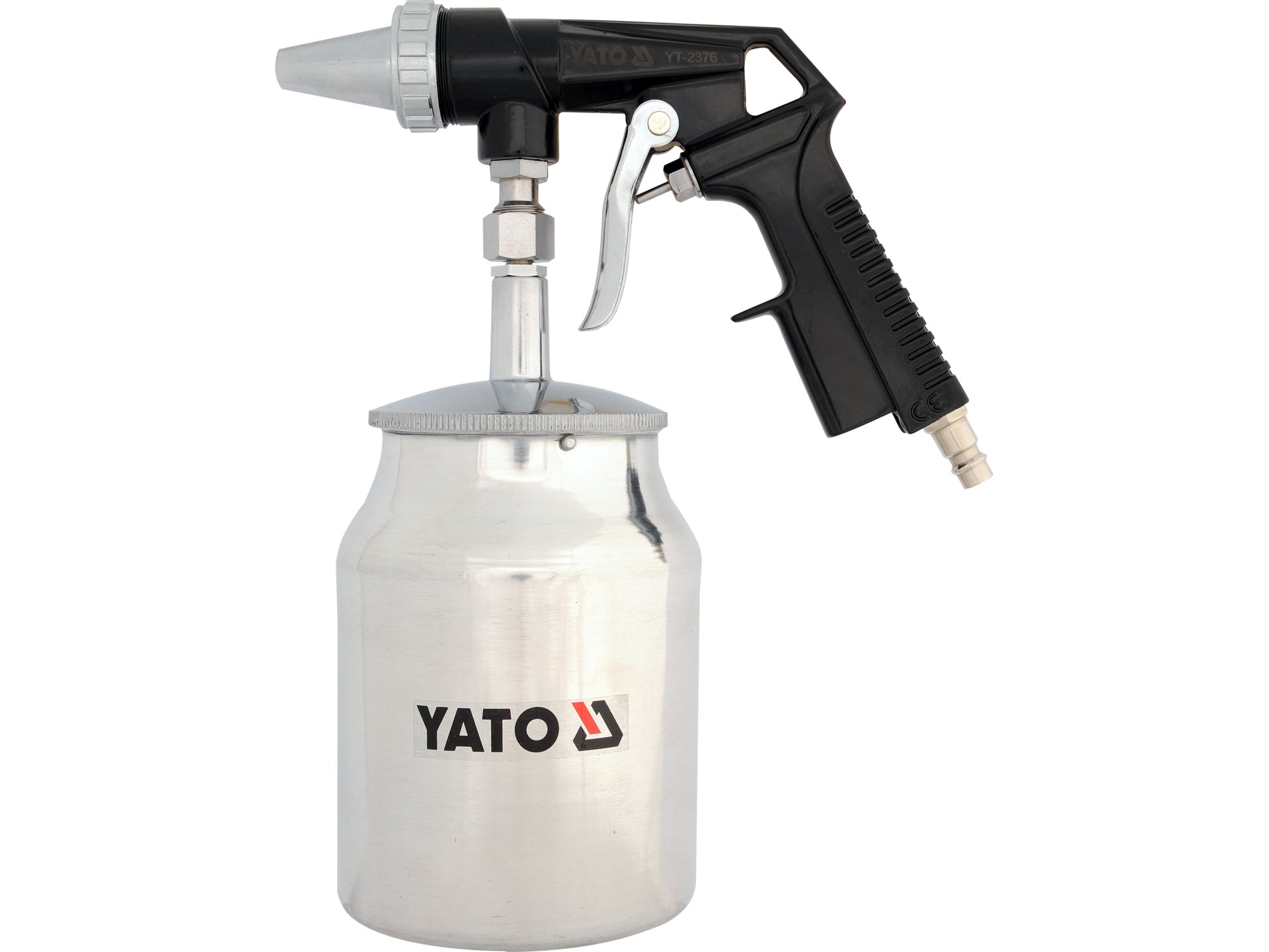 PISTOLA DE SANDBLASTING NEUMÁTICA TANQUE METÁLICO 1 LITRO YATO