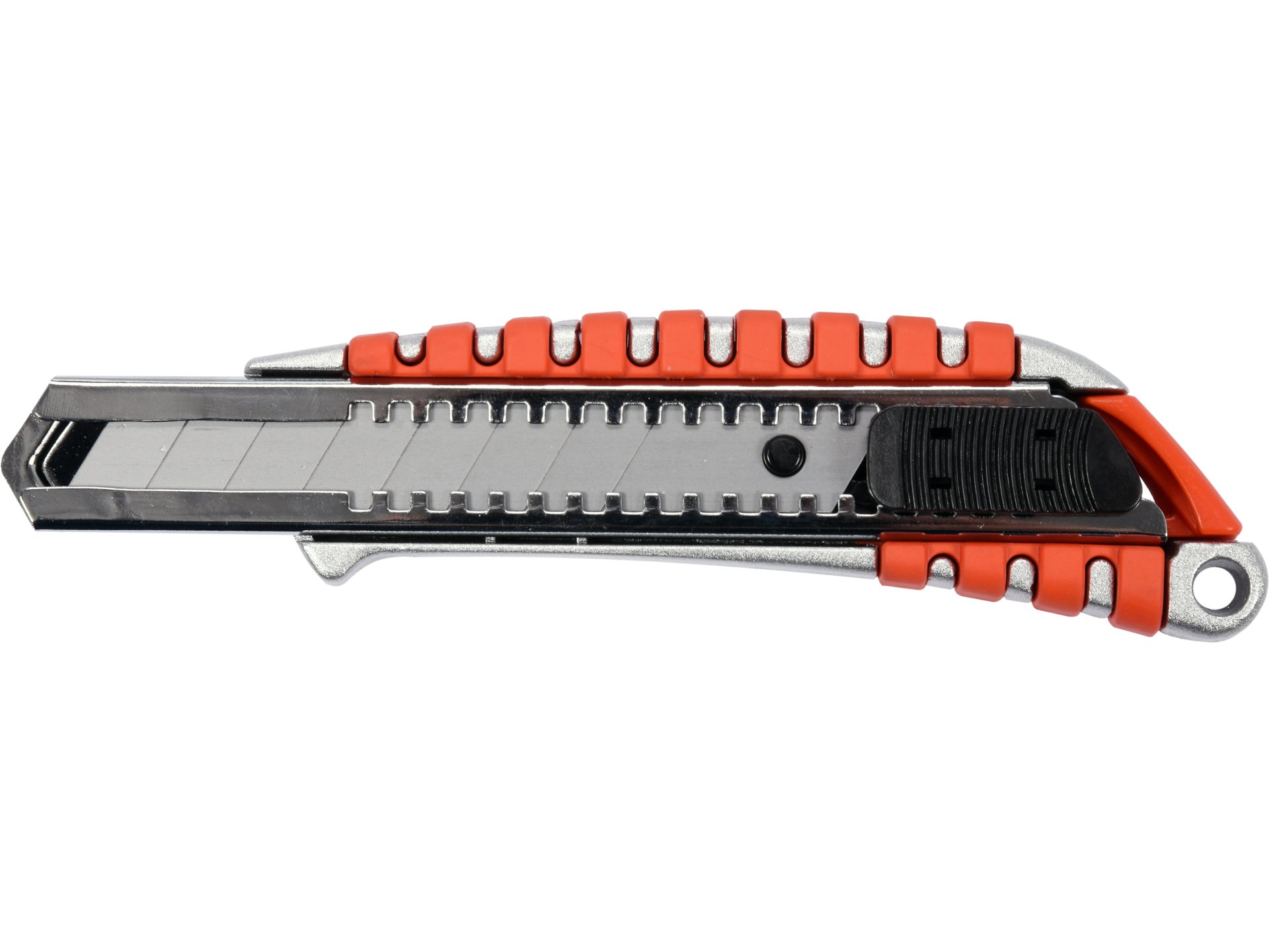 CUCHILLO CARTONERO METÁLICO 18 MM HOJA SK5 CON BLOQUEO YATO