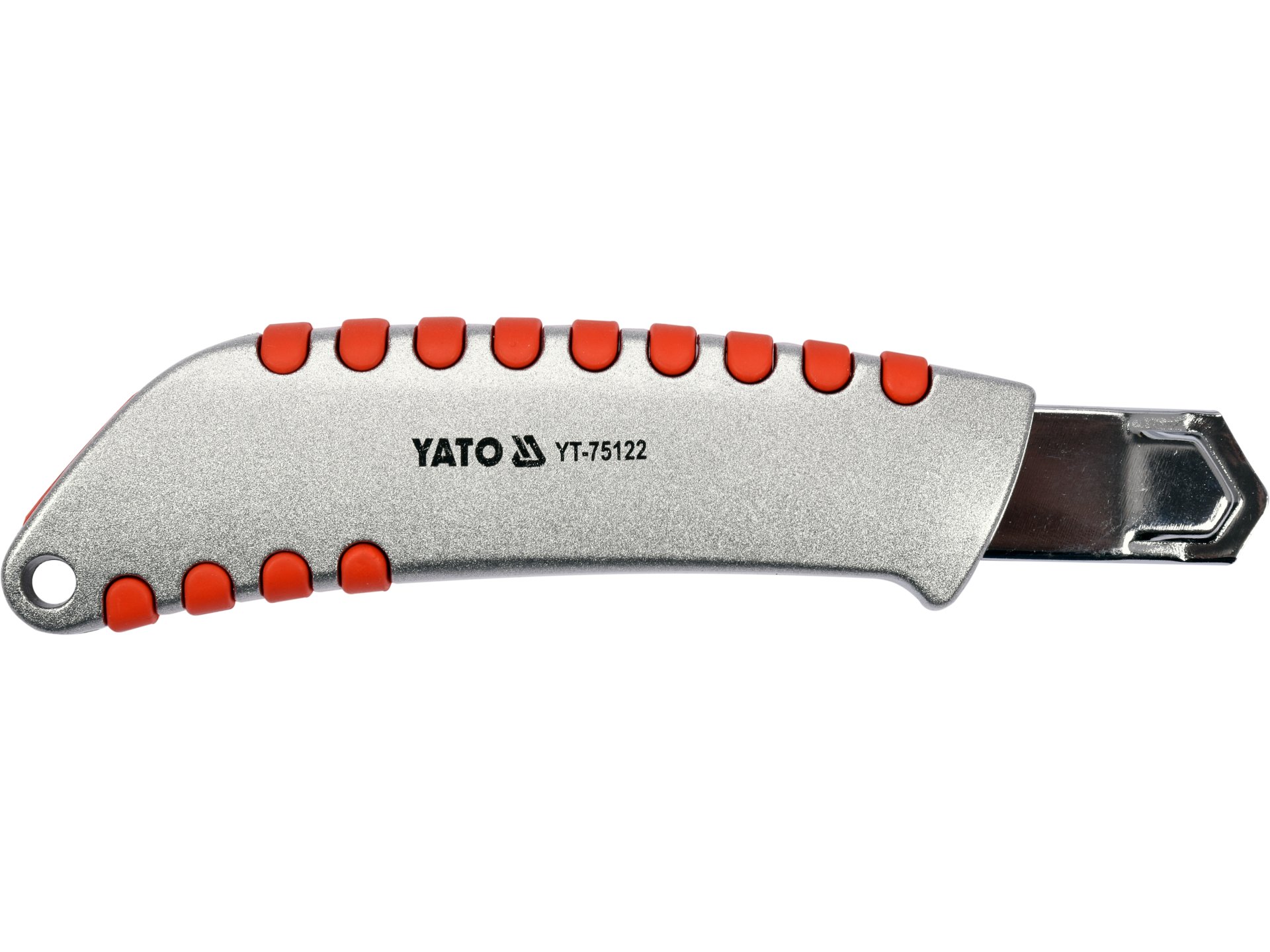 CUCHILLO CARTONERO METÁLICO 18 MM HOJA SK5 CON BLOQUEO YATO - Imagen 2