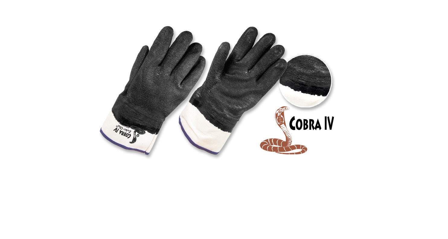 Guante neopreno negro cobra iv zubiola