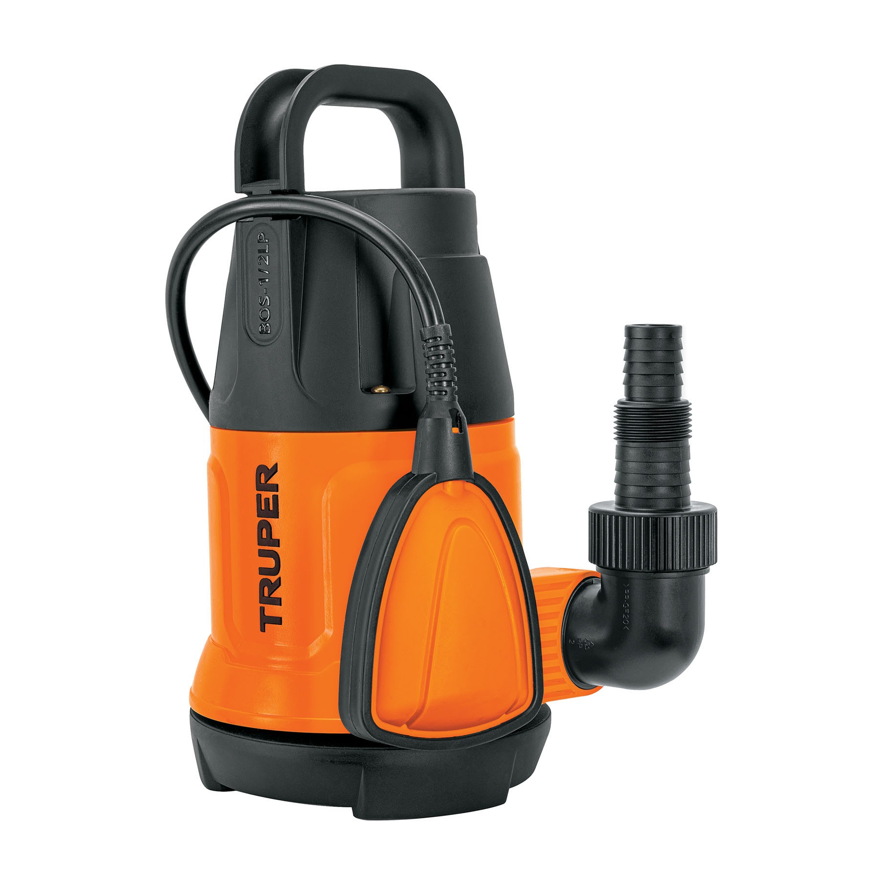 Bomba sumergible plástica, 1/2 hp para agua limpia truper 12601