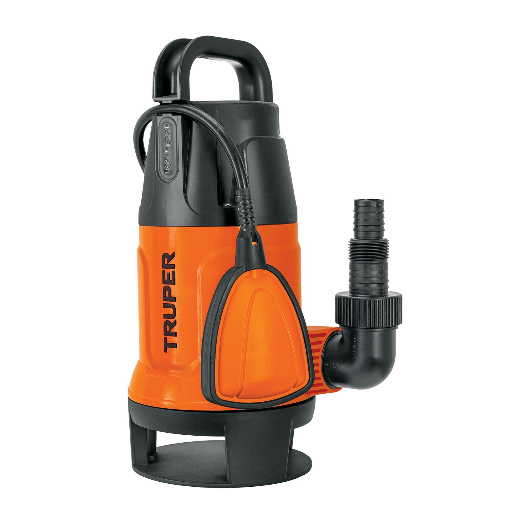 Bomba sumergible plástica, 1-1/2 hp para agua sucia truper 12604