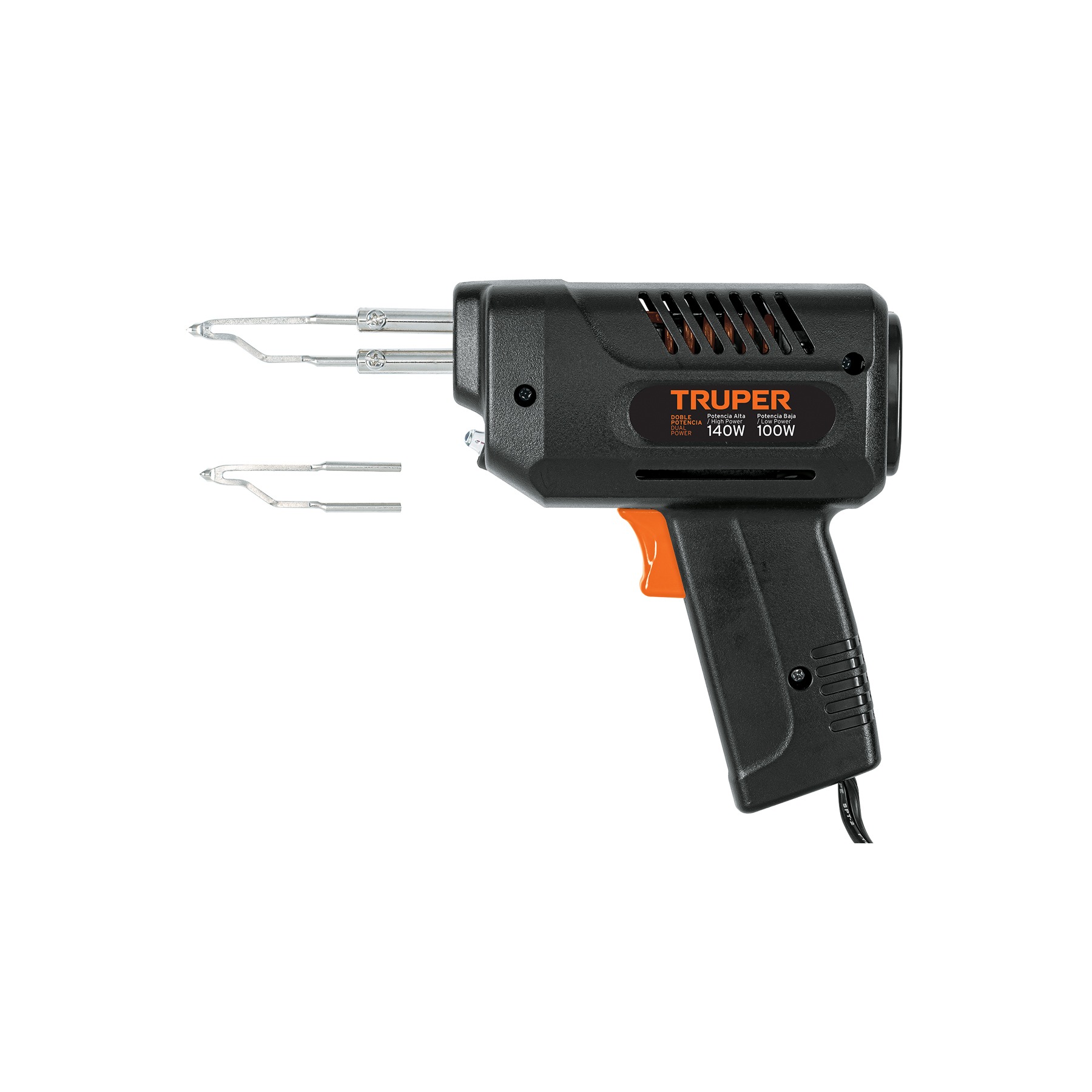 Cautín 140 w tipo pistola con 2 temperaturas truper 17548
