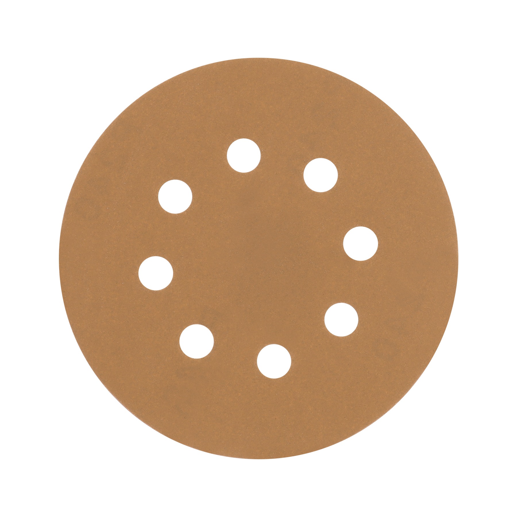 Paquete con 5 discos de lija 5" grano 180, 8 perforaciones truper 17952