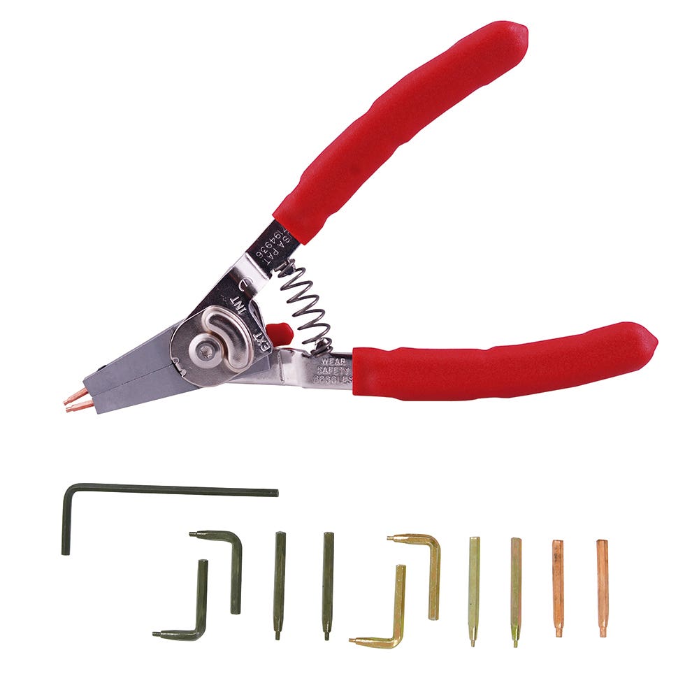 Pinza para anillos 381 URREA