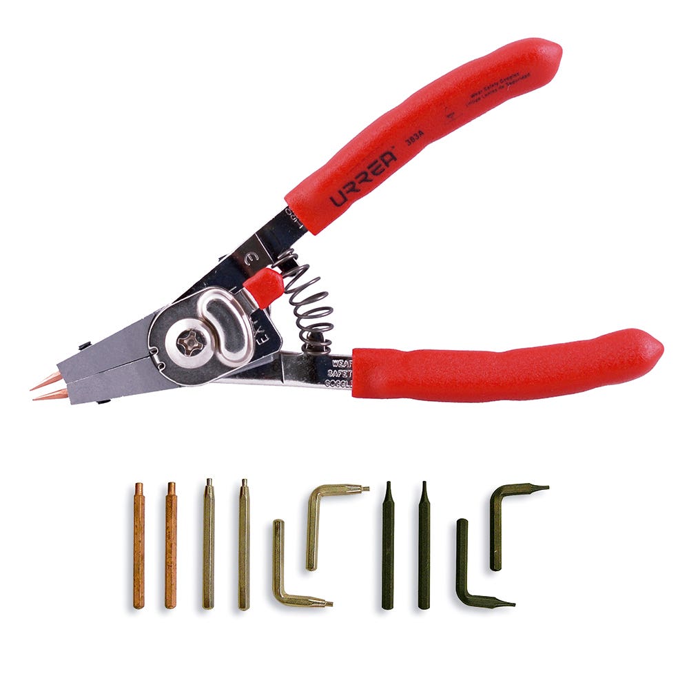 Pinza para anillos 382 URREA