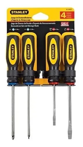 Destornilladores juego x4 piezas stanley