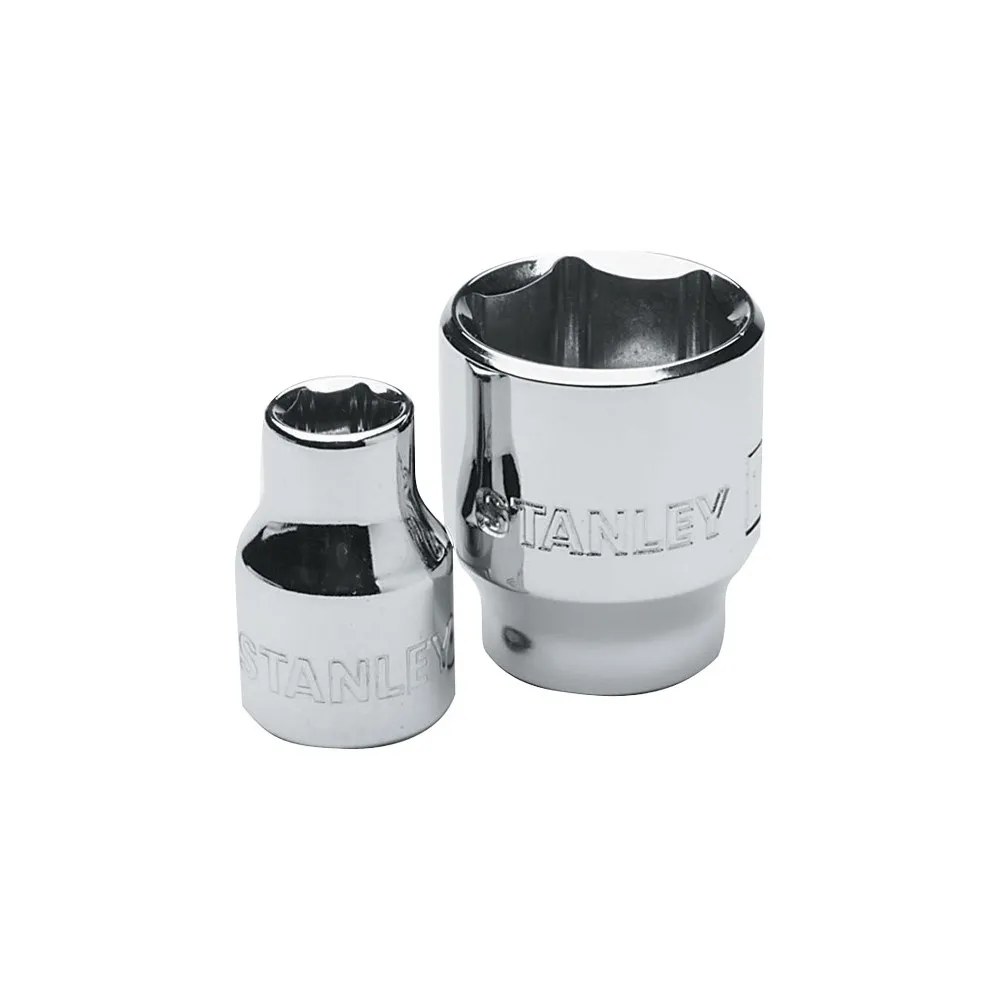 Dado/cubo estándar 17 mm, 6 pt. mando 3/8 pulg. stanley 4-86-312