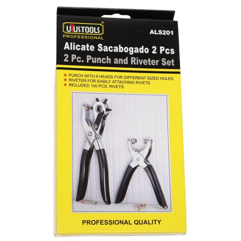 Alicate sacabocado estrella juego 2piezas uyustools