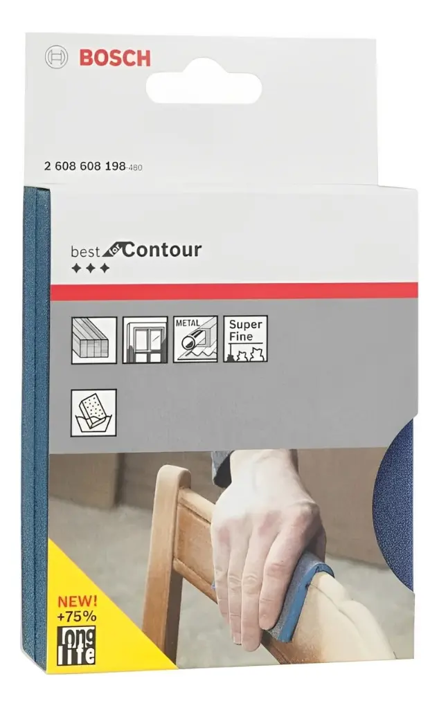 LIJA ESPONJA X2 CONTORNOS GRANO SUPERFINO BOSCH