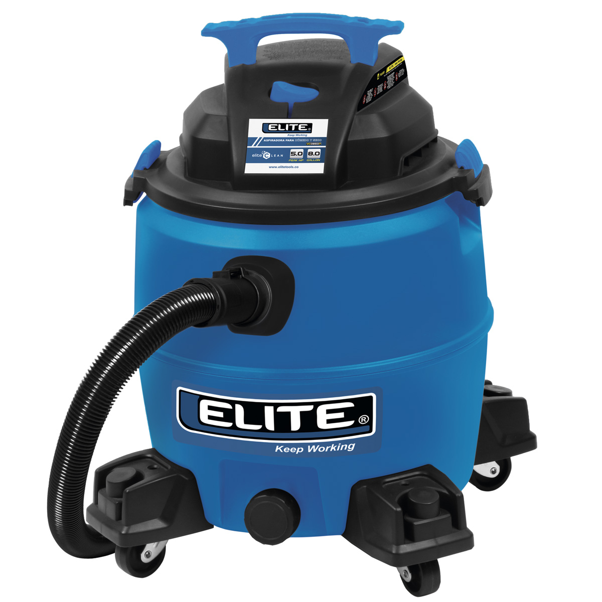 Aspiradora De Polvo Y Agua Elite 5 Hp 8 Galones (30 L) 110 V Vc0850P