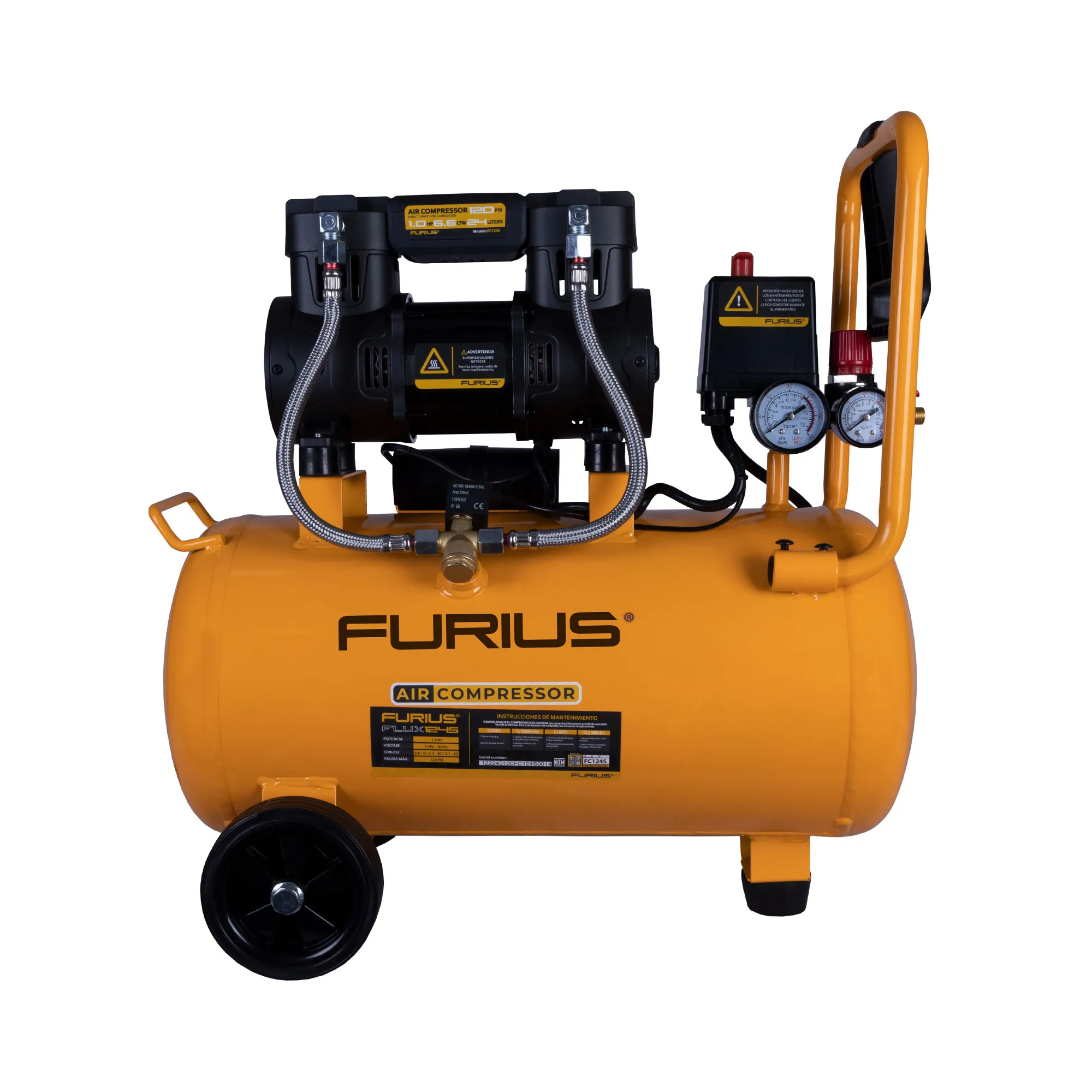 Compresor de aire FC124S Furius vista 3