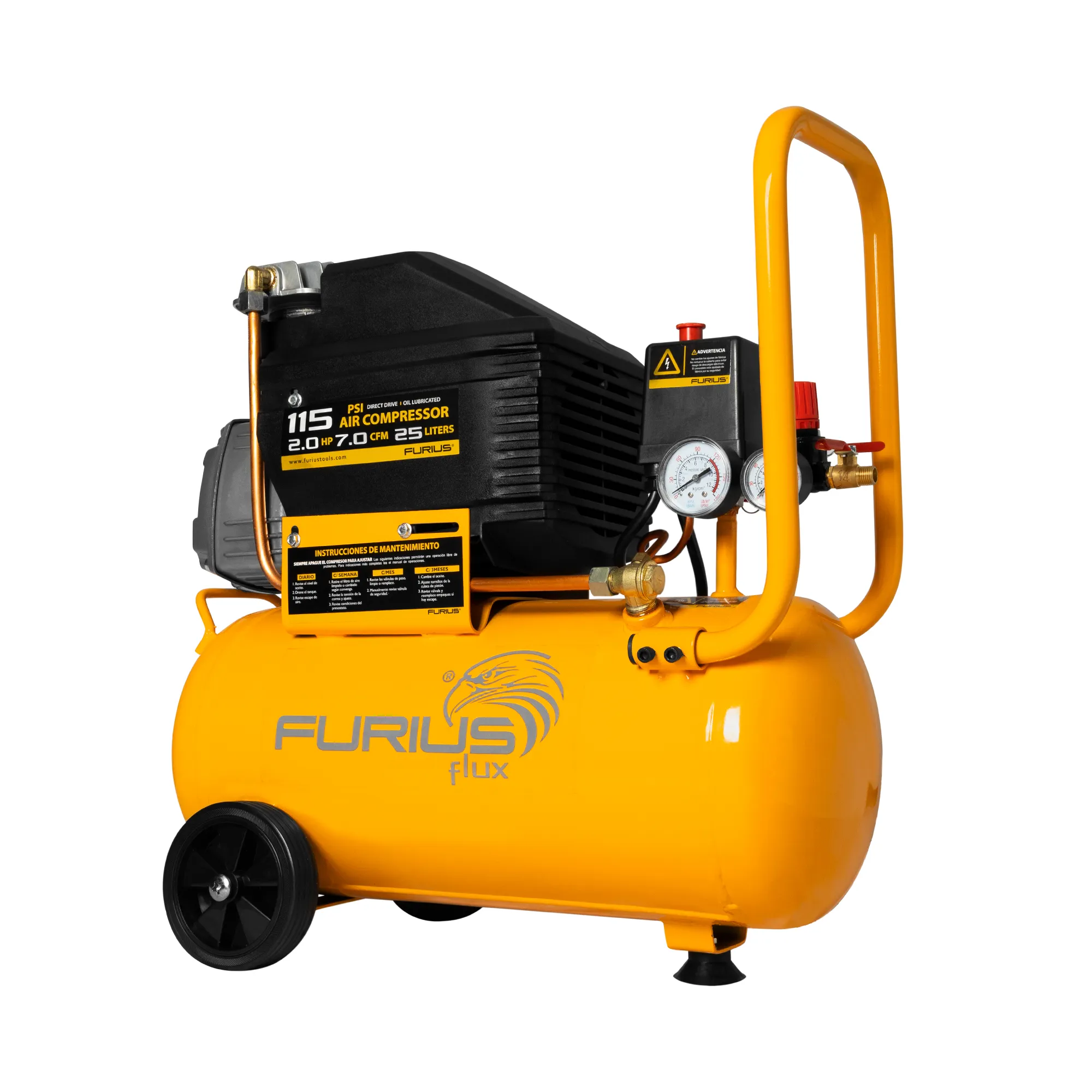 Compresor de aire FC25 Furius vista 4