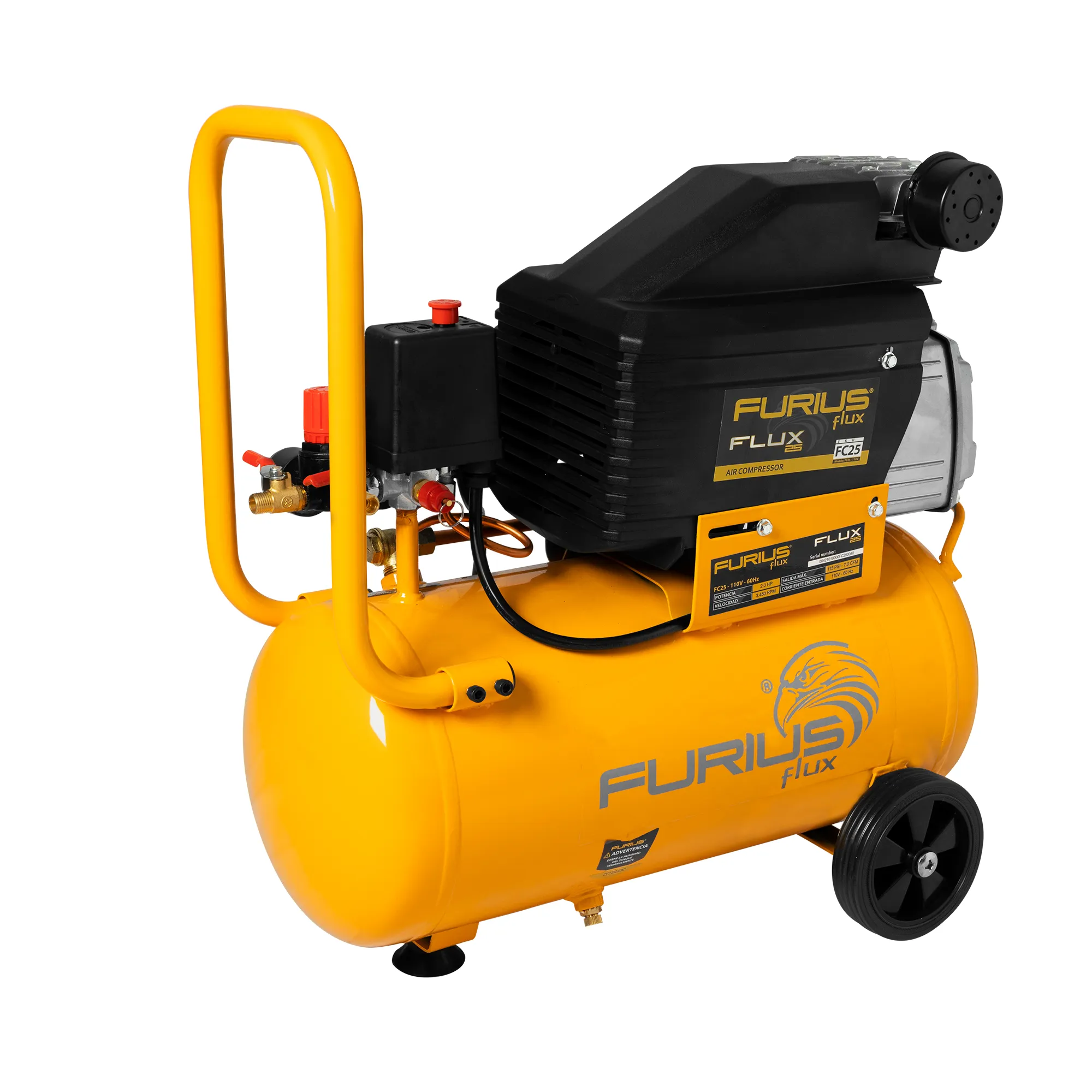 Compresor de aire FC25 Furius vista 3