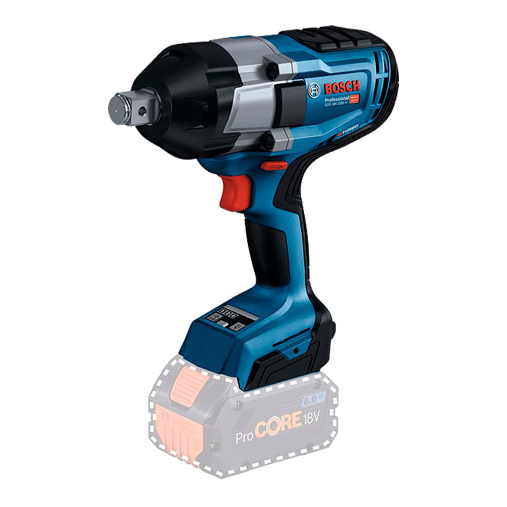 LLAVE DE IMPACTO INALÁMBRICA GDS 18V-1050 H + 2 BATERÍAS + CARGADOR BOSCH PROFESSIONAL - Imagen 2