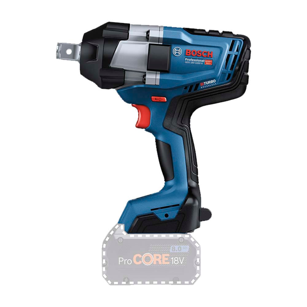 LLAVE DE IMPACTO INALÁMBRICA GDS 18V-1050 H + 2 BATERÍAS + CARGADOR BOSCH PROFESSIONAL - Imagen 3