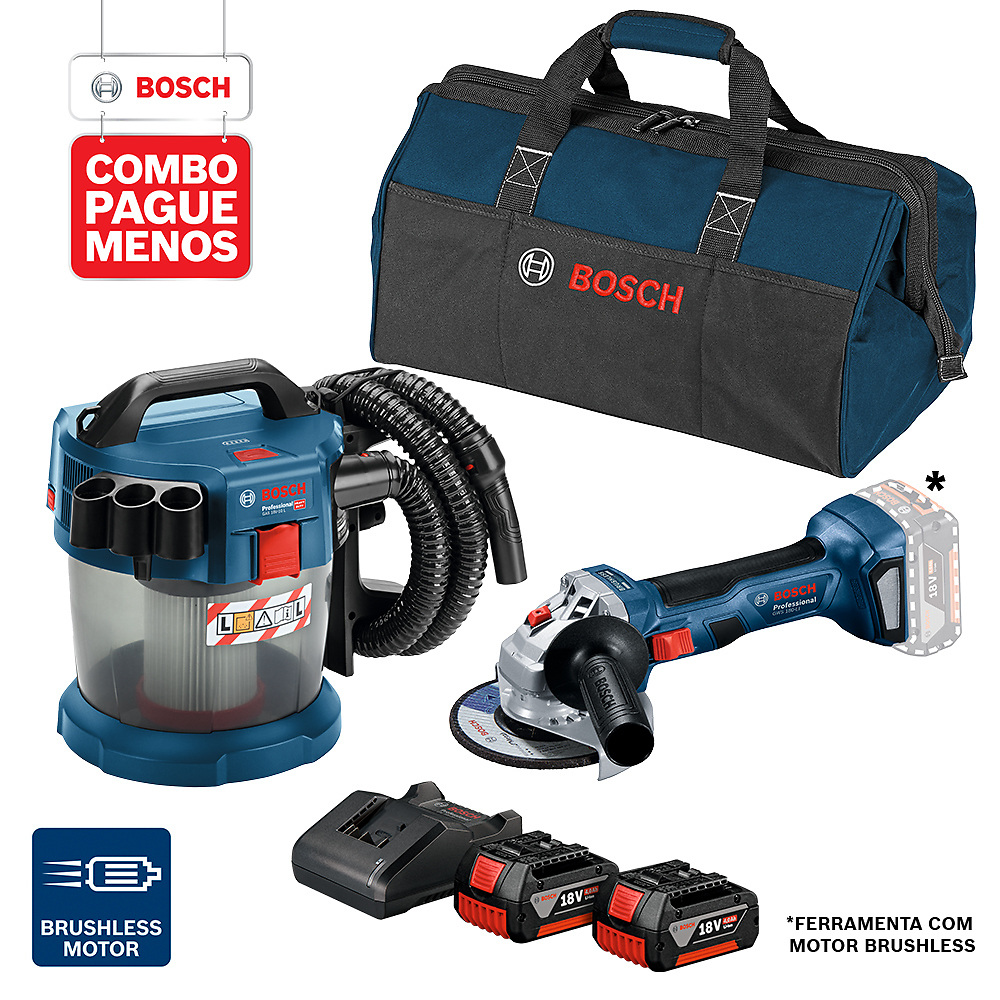 AMOLADORA ANGULAR INALÁMBRICA GWS 180-LI BOSCH PROFESSIONAL - Imagen 2
