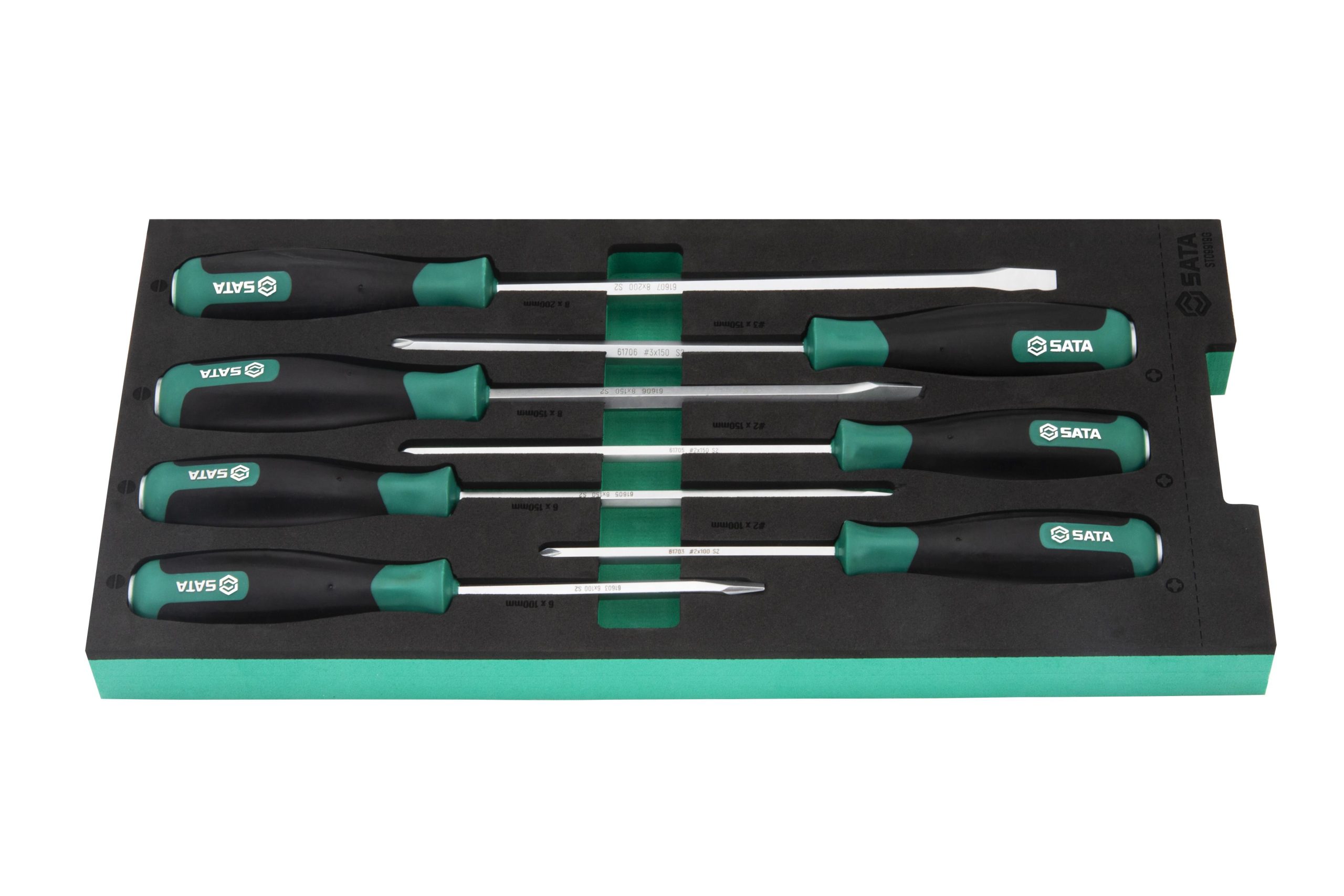 Juego de destornilladores ST09919G Sata