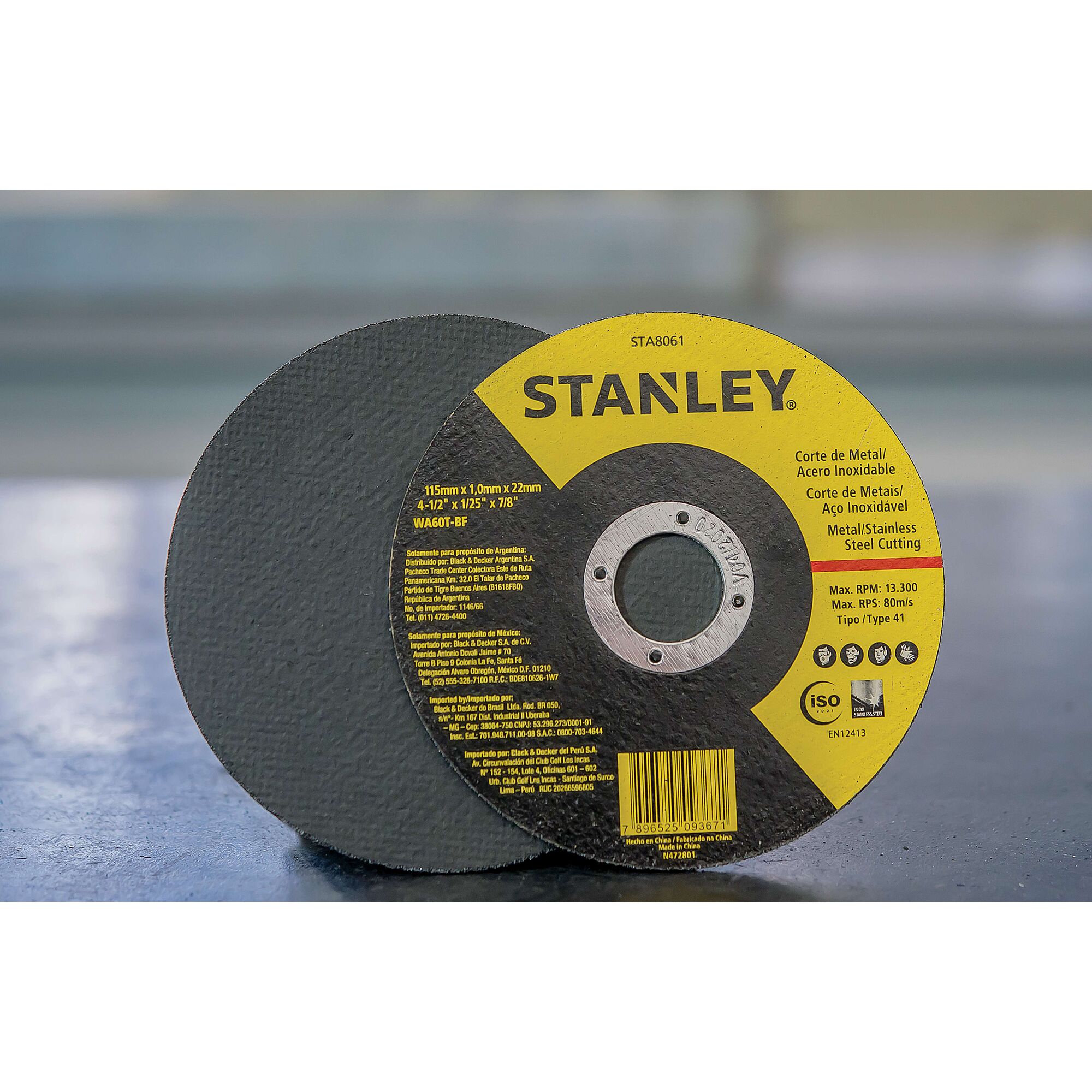 Disco de corte STA8061 STANLEY vista 3