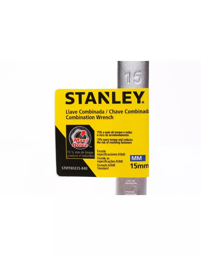LLAVE COMBINADA WORKMASTER DE 15 MM : STMT-80225 STANLEY - Imagen 2