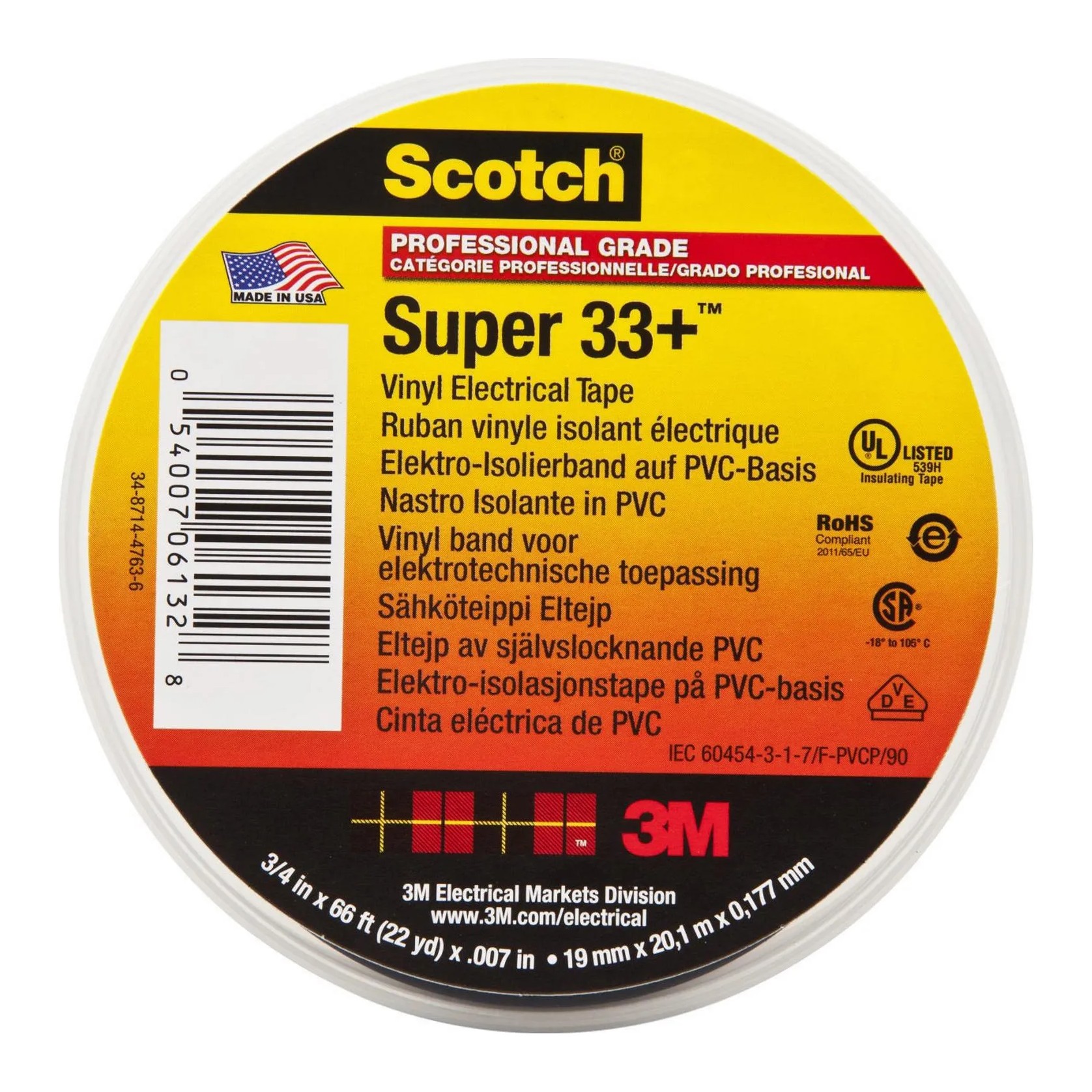Cinta SCOTH 33 20MTS 3M