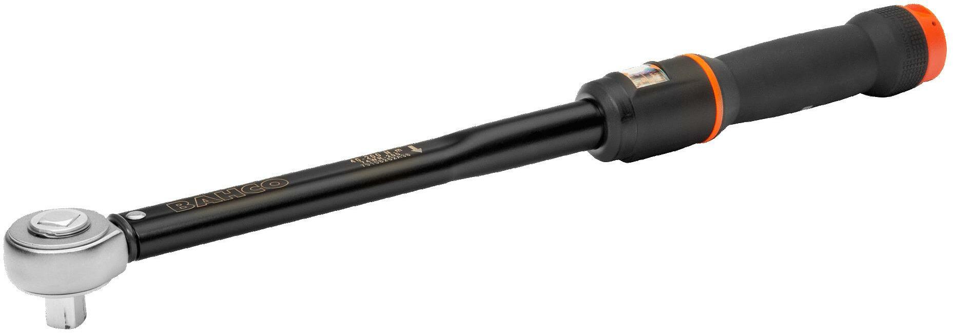 Llave dinamométrica tipo clic cuadrante 1/2 rango de 60 a 340 nm bahco