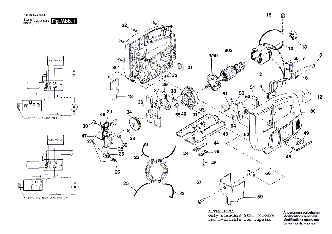 REPUESTO PORTACUCHILLA C.4235 SKIL BOSCH - Imagen 2