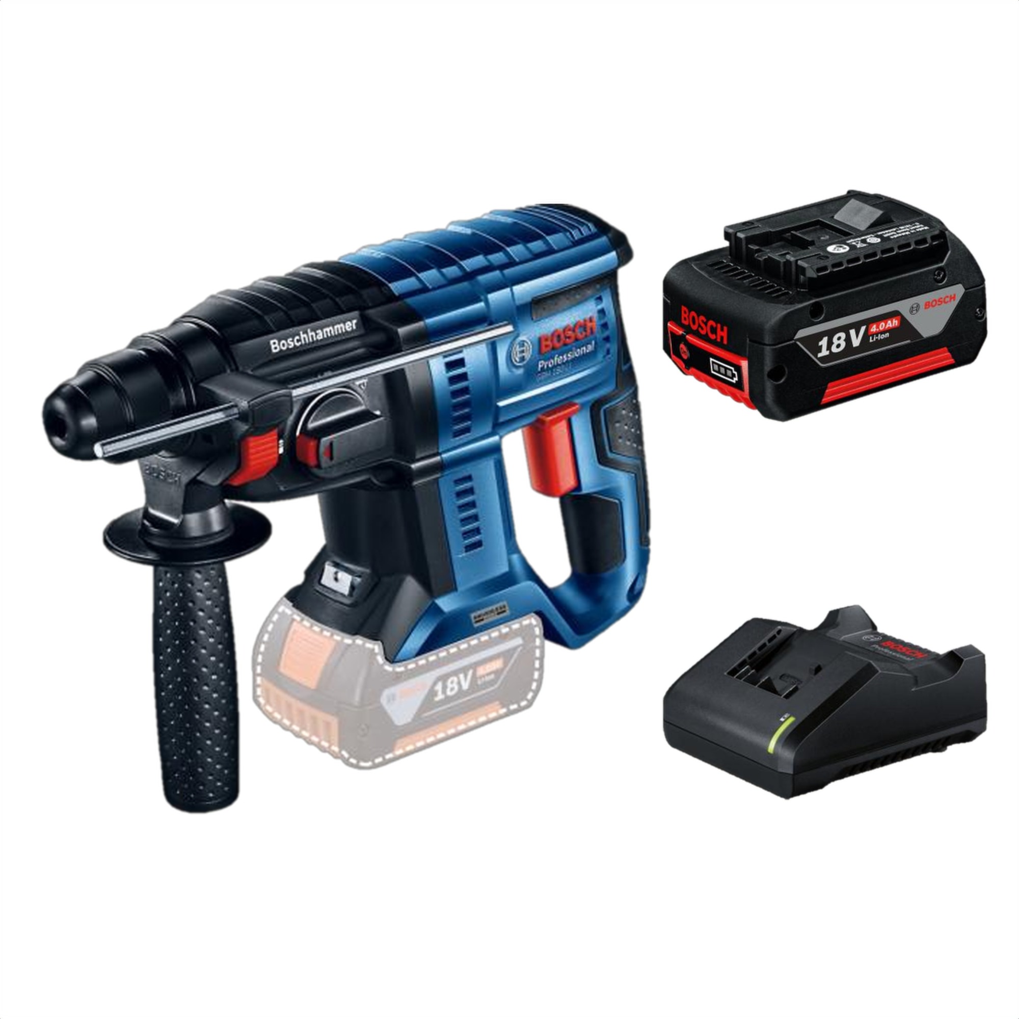 Combo GBH 185 Bosch Professional vista 2
