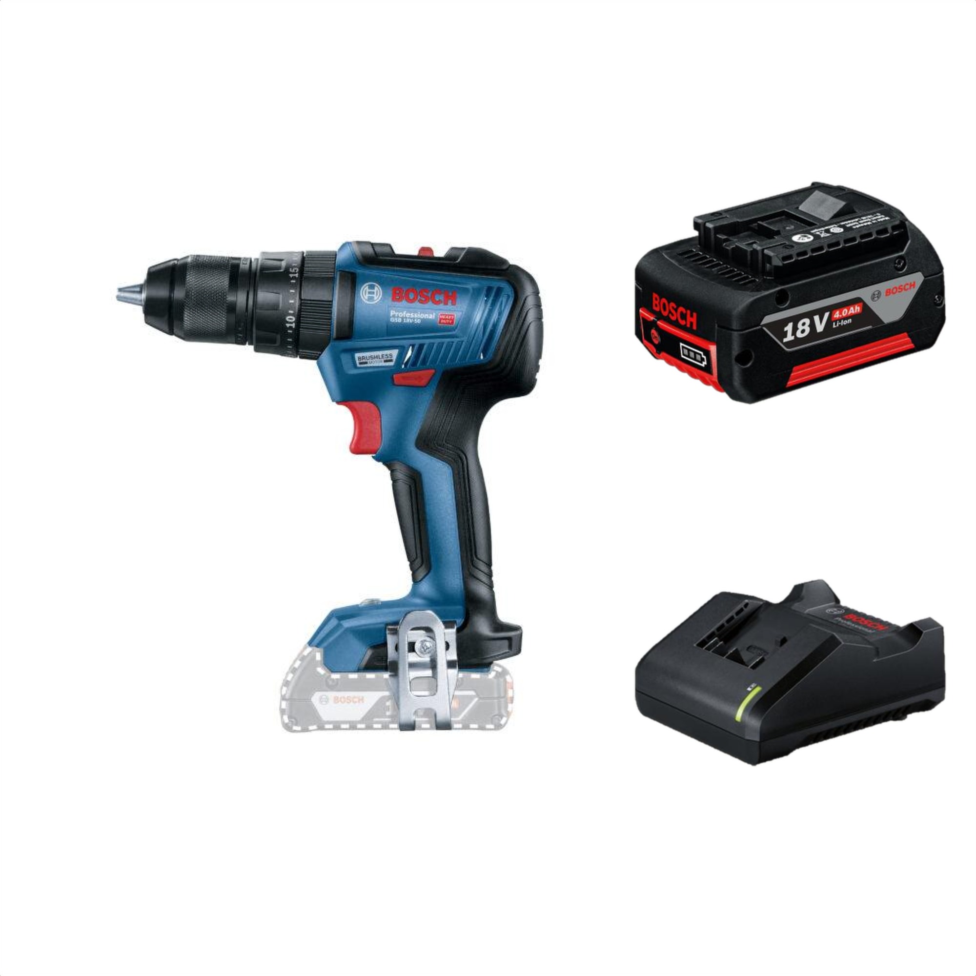 Combo GSB 18V-65 Bosch Professional vista 2