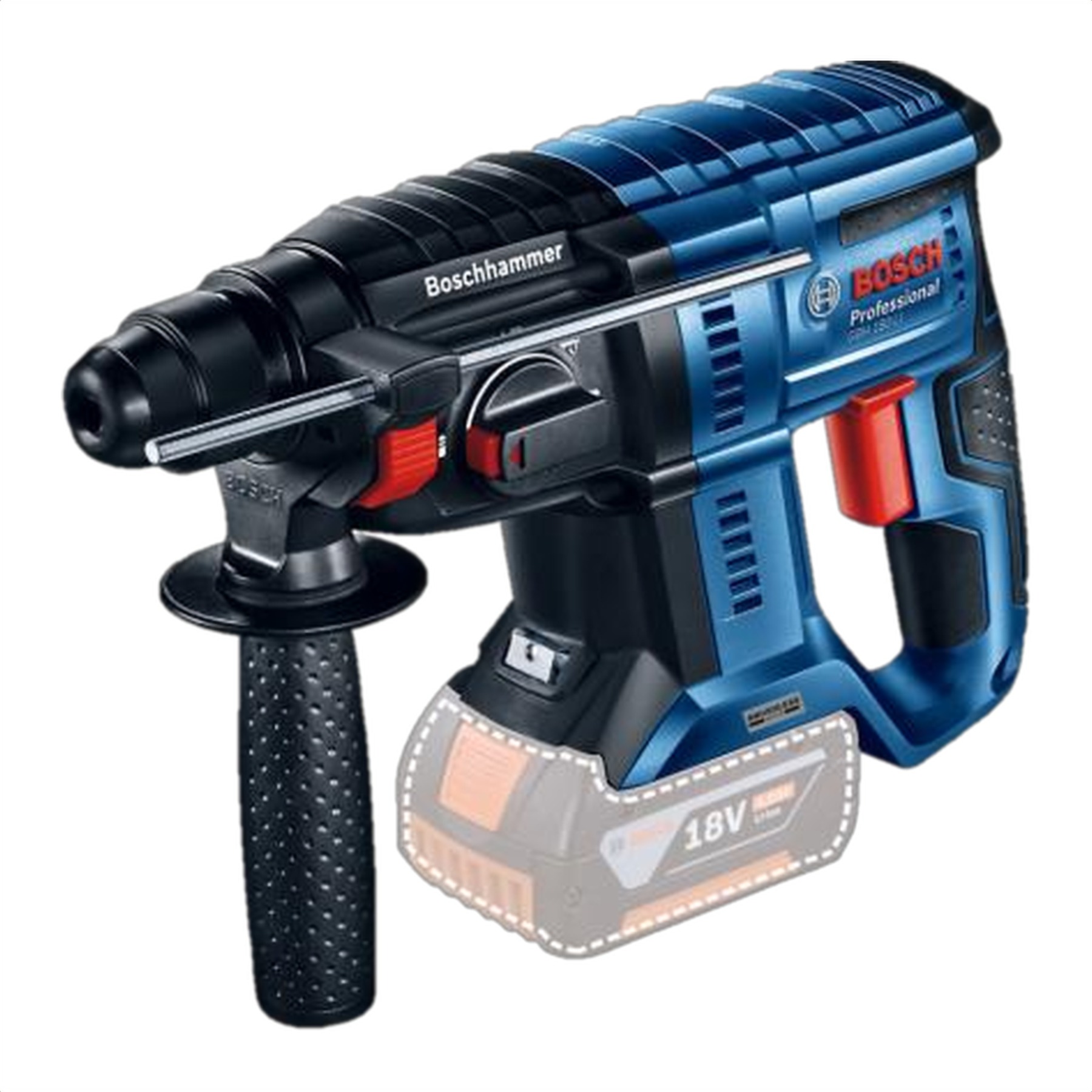 Combo GBH 185 Bosch Professional vista 3