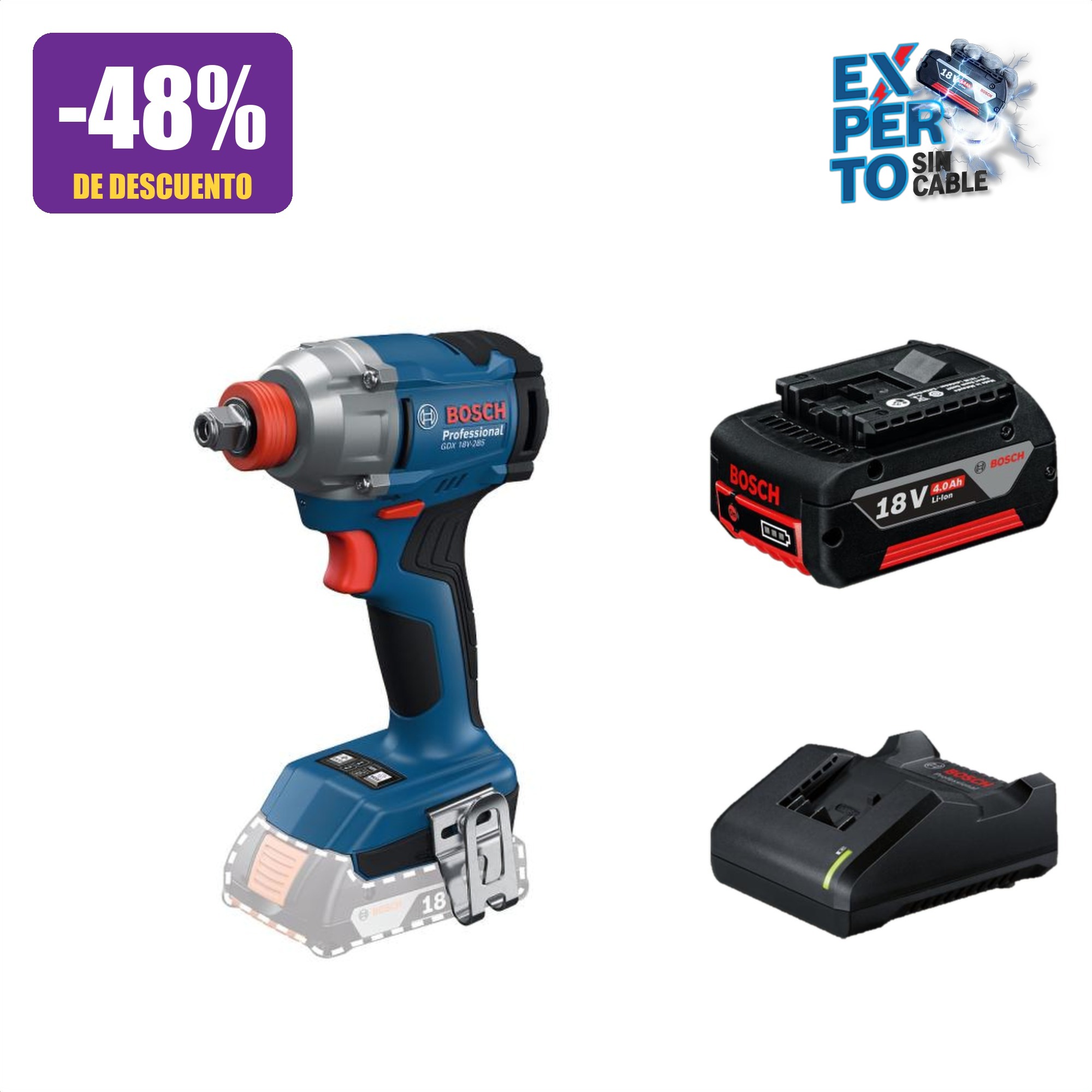 Combo Bosch GDX285 Experto sin cable