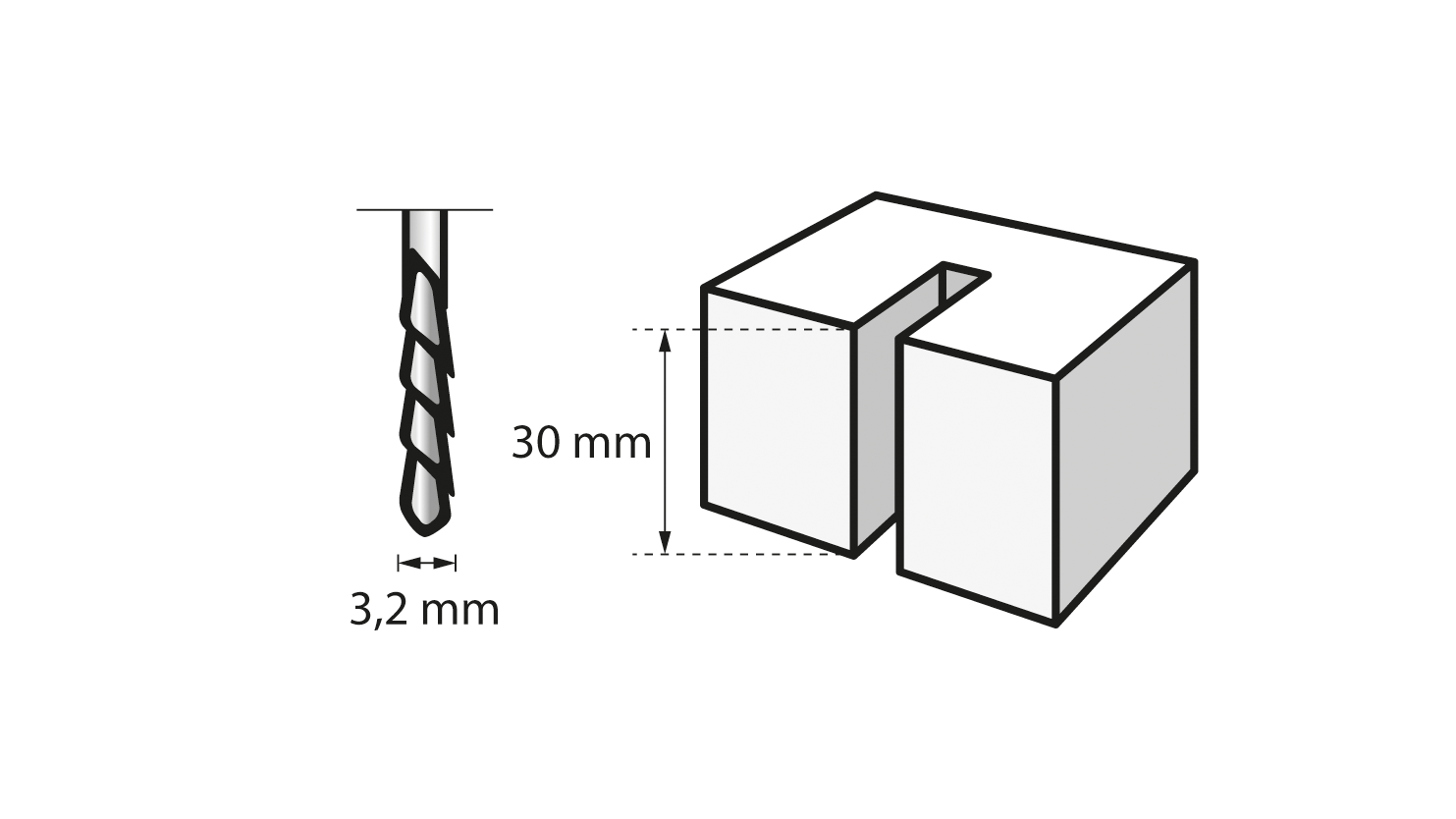 BROCA DE CORTE EN ESPIRAL DREMEL 2615000560 - Imagen 2