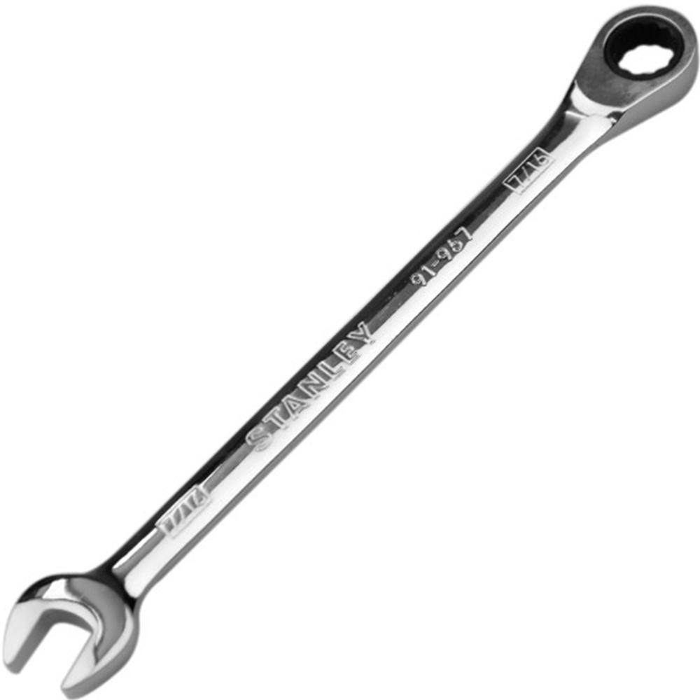 LLAVES COMBINADAS DE RATCHET LARGAS 7/16" STANLEY 91-967LA