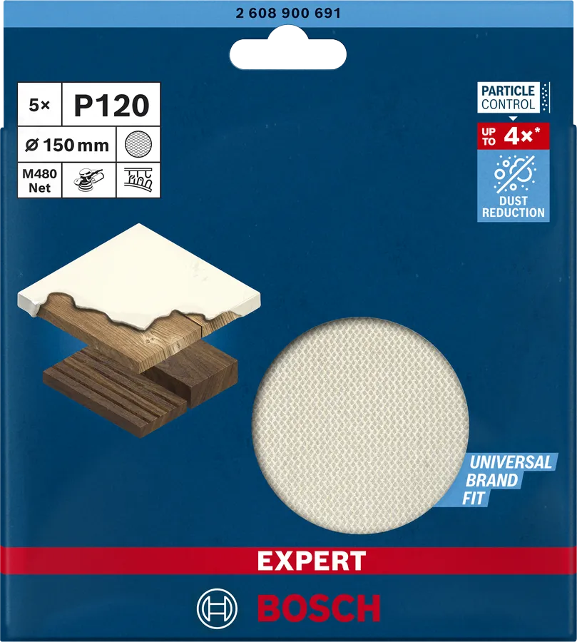 DISCO DE LIJA EXPERT M480 BOSCH PROFESSIONAL - Imagen 2