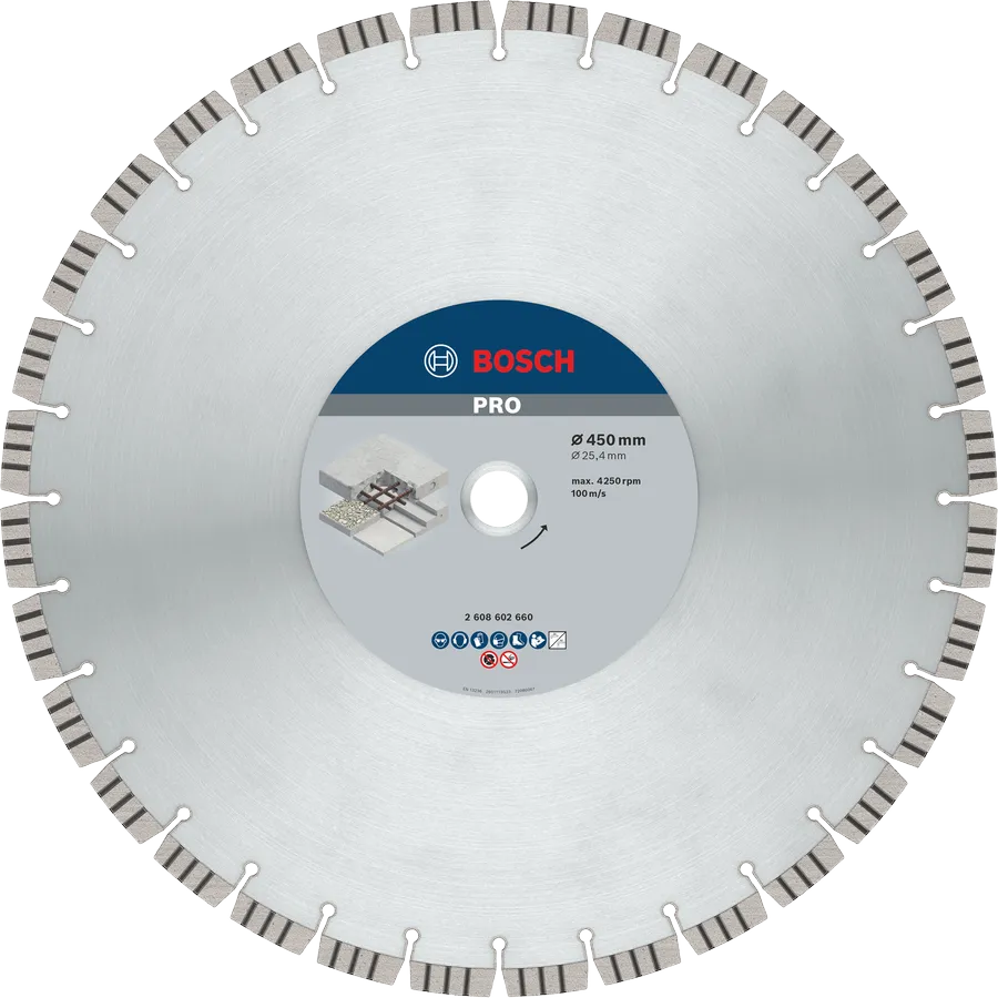 DISCO DIAMANTADO PRO CONCRETE 400 X 20/25,4 MM BOSCH PROFESSIONAL