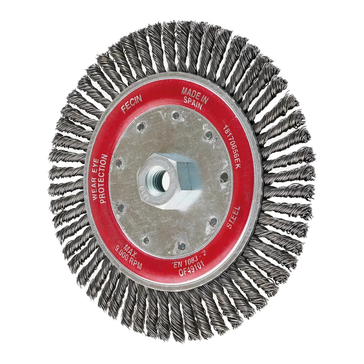 Grata o cepillo de alambre FECIN f18p acero