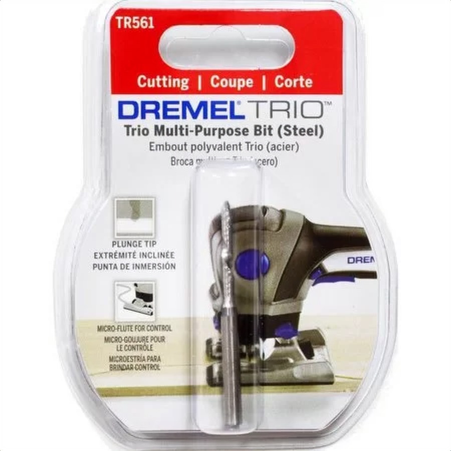 Trio broca hss multipropósito dremel