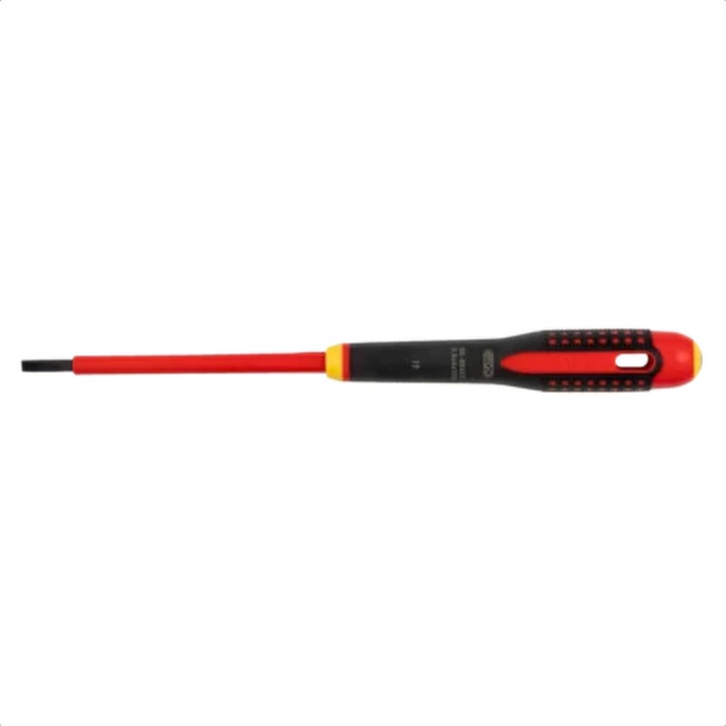 Destornillador ranurado aislado vde ergo™ con mango de tres componentes, 1,2 mm x 6,5 mm x 150 mm bahco be-8255s