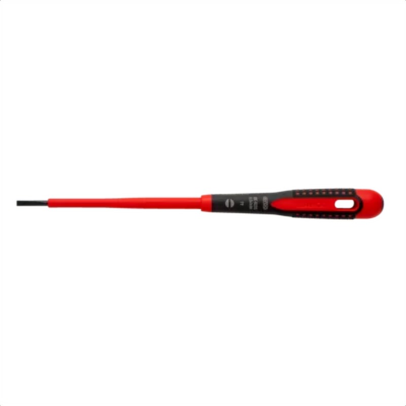 Destornillador ranurado aislado vde ergo™ con mango de tres componentes, 1,2 mm x 6,5 mm x 150 mm bahco be-8255s