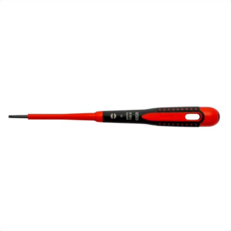 Destornillador ranurado aislado vde ergo™ con mango de tres componentes, 1,2 mm x 6,5 mm x 150 mm bahco be-8255s