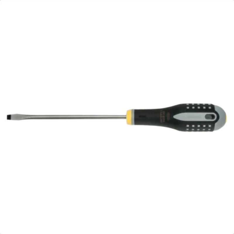 Destornillador de punta plana ranurada ergo™ con agarre de goma, 1,2 mm x 6,5 mm x 125 mm bahco be-8155