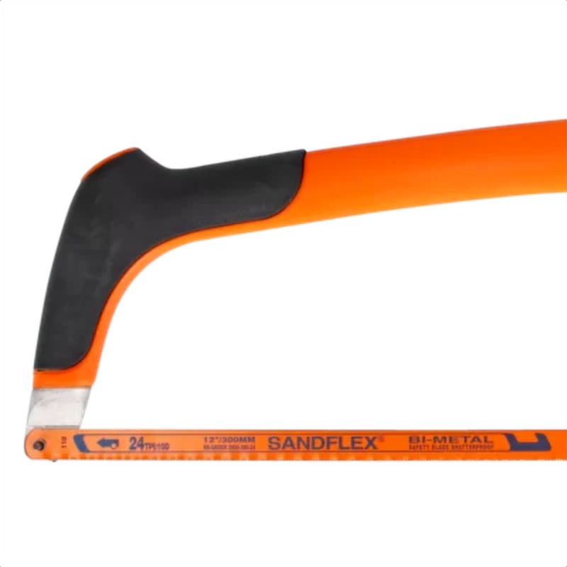 Arco de sierra para metales profesional con mango suave, 300 mm bahco 319