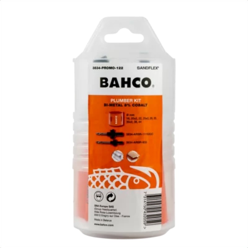 Juego de coronas de sierra bimetálicas de 16-44 mm, 14 piezas bahco 3834-promo-122