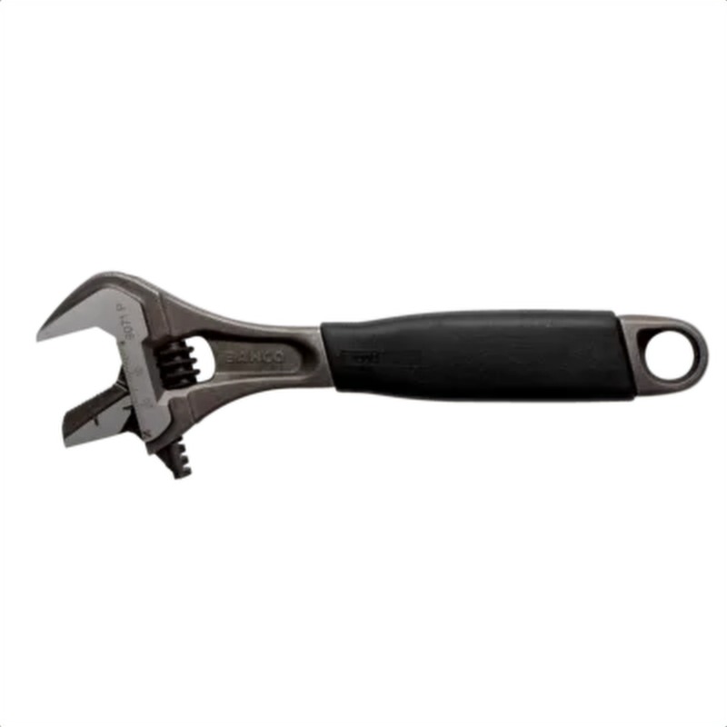 Llave ajustable "inglesa" fosfatada con mango de goma ergo™, moleta central y mordaza reversible - 35 mm 9073 p bahco 9073p