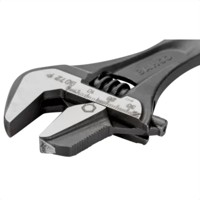 Llave ajustable "inglesa" fosfatada con mango de goma ergo™, moleta central y mordaza reversible - 35 mm 9073 p bahco 9073p